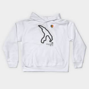 Belgium Race Track Kids Hoodie